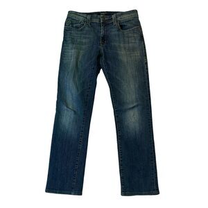 Fidelity mens 30x30 Jimmy slim straight fit stretch denim blue jeans EUC